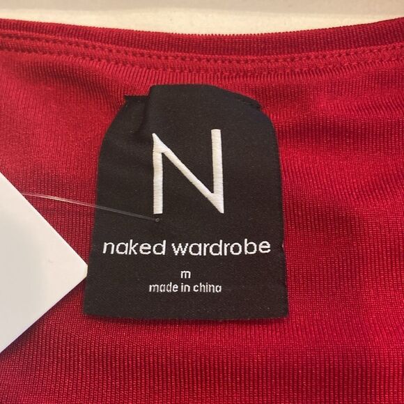 N By Naked Wardrobe NWT Shirred Crop Tank Top M - Picture 6 of 8